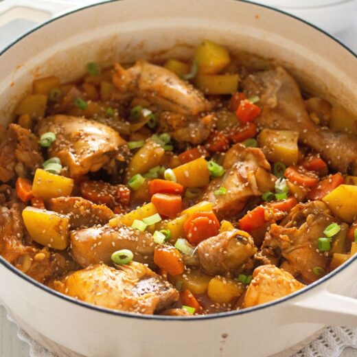 Pork and Spinach Stew Recipe - Where Is My Spoon