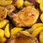 sheet pan meal pork chops potatoes