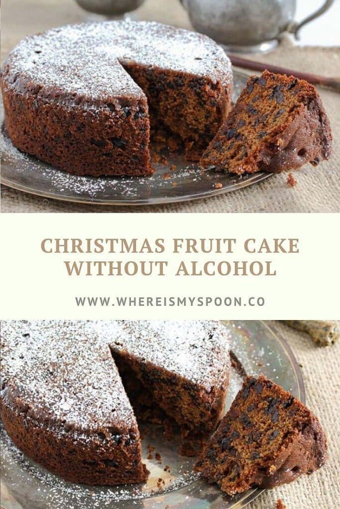 Easy Fruit Cake Recipe – Non Alcoholic Christmas Fruit Cake