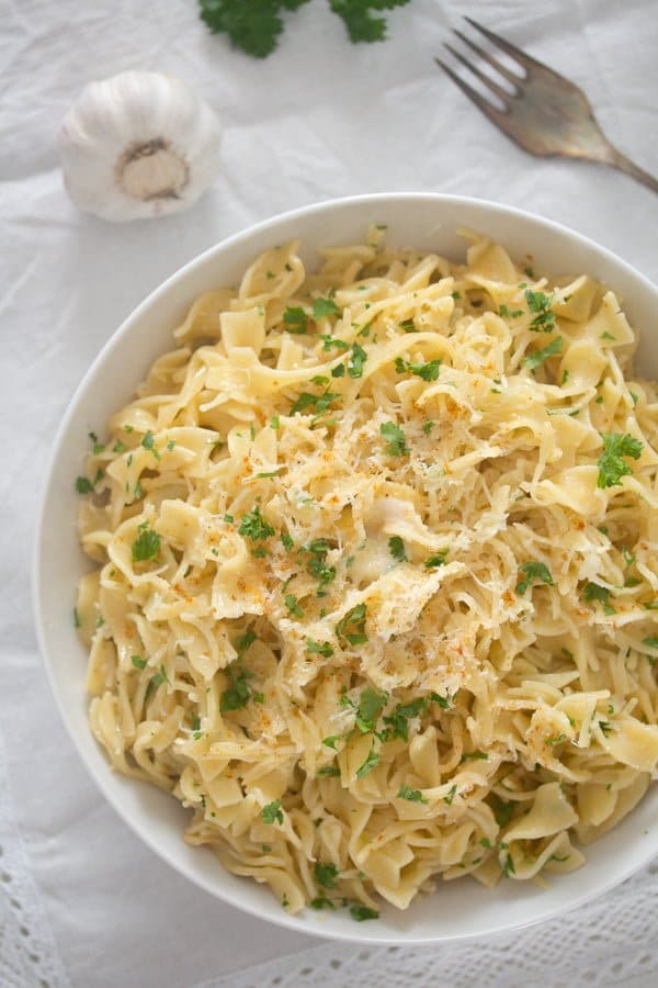 butter and garlic noodles