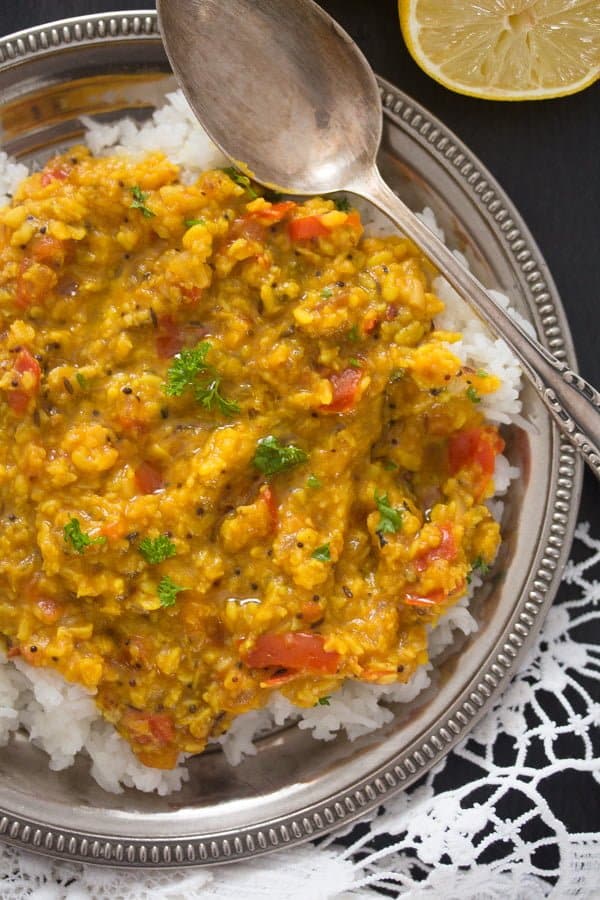 spicy lentil curry dal