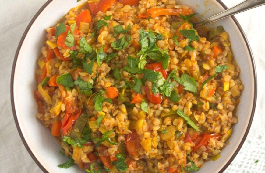Roasted Buckwheat with Vegetables – Vegan Kasha Recipe