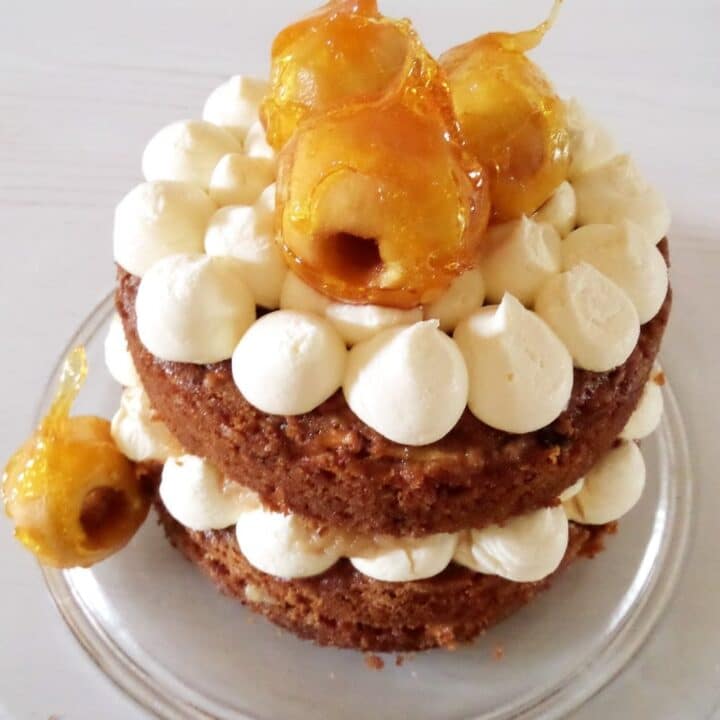 Apple Toffee Cake