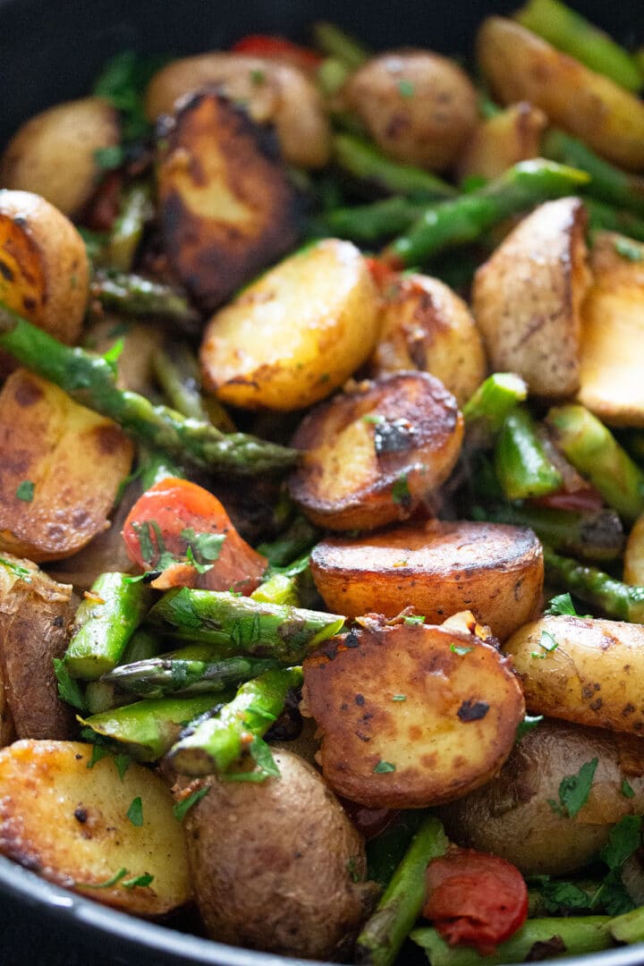 Panfried Asparagus and Potatoes Where Is My Spoon