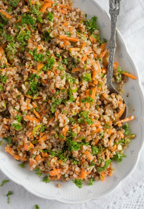 roasted buckwheat salad