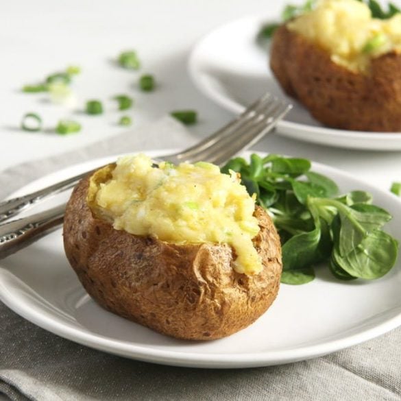 Cheese Jacket Potatoes (with more Topping Ideas)