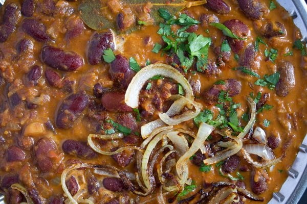 red kidney bean curry
