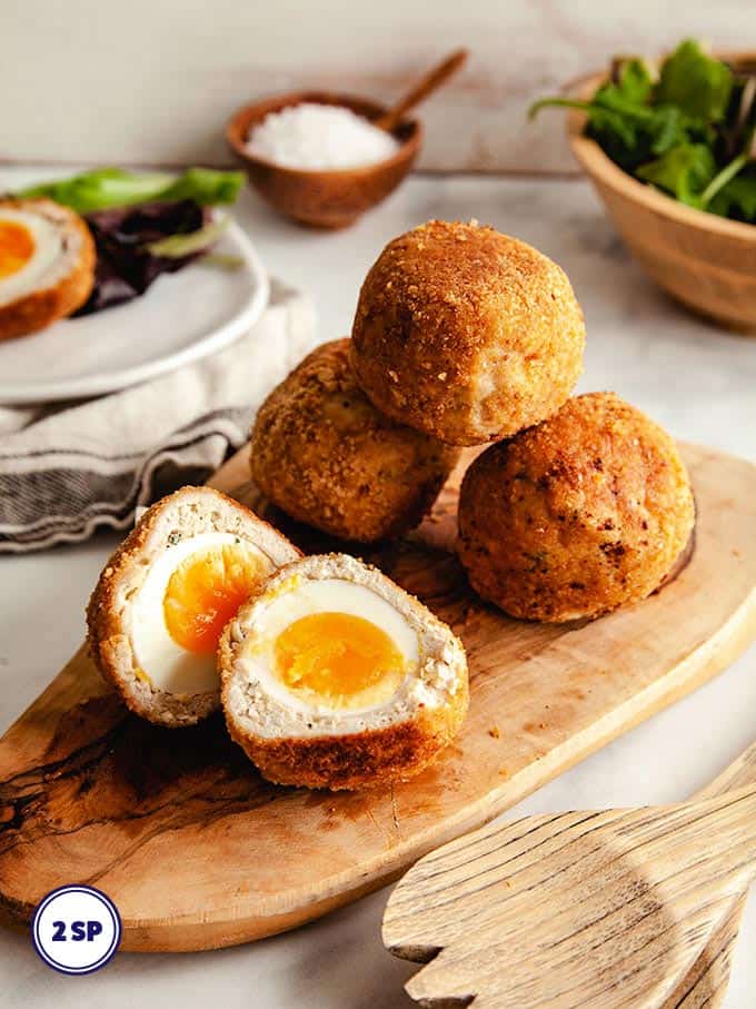 What To Do With Hard Boiled Eggs Scotch Eggs 2 SmartPoints What To Do With Hard Boiled Eggs