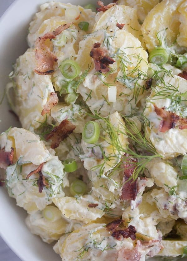 potato salad with bacon
