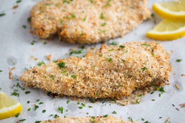 Baked Panko Chicken Breast With Parmesan Where Is My Spoon,Dark Green Color Combination Suit