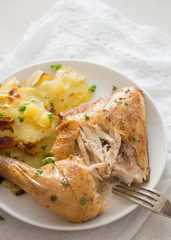 one pan chicken and potatoes recipe
