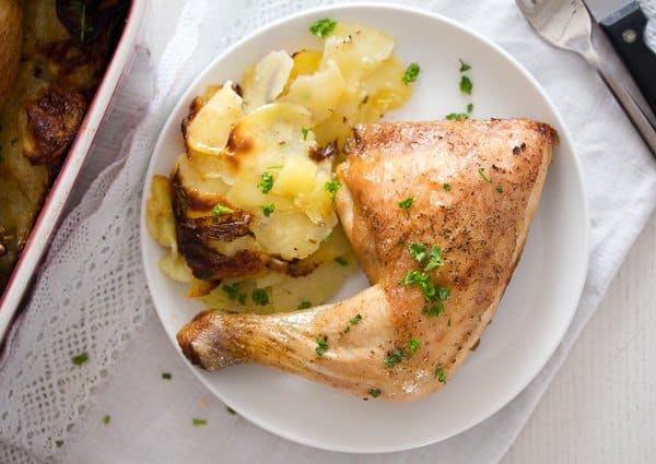 one pan chicken and potatoes