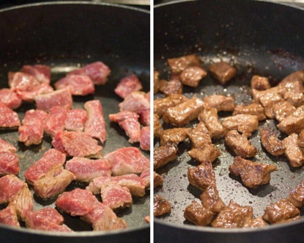 how to fry beef for hungarian goulash