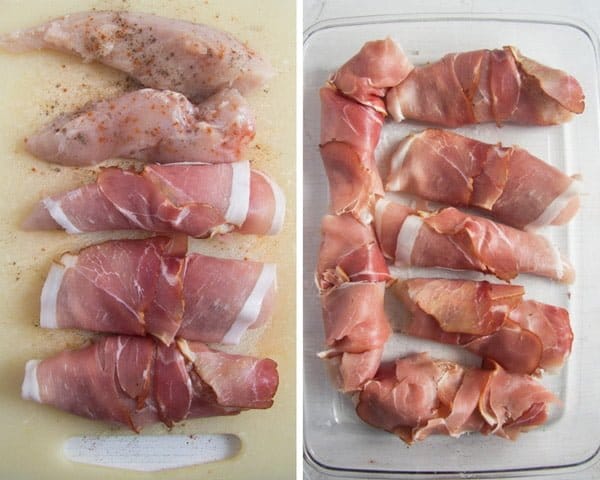 how to make prosciutto wrapped chicken breast