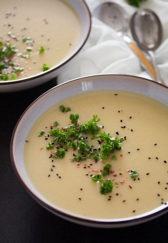 Creamy Kohlrabi Soup with Potatoes (German Recipe) Where Is My Spoon
