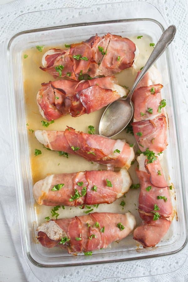 how to make prosciutto wrapped chicken
