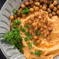 hummus with chickpeas and white beans
