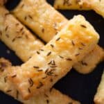 pinterest image with the title saratele recipe.