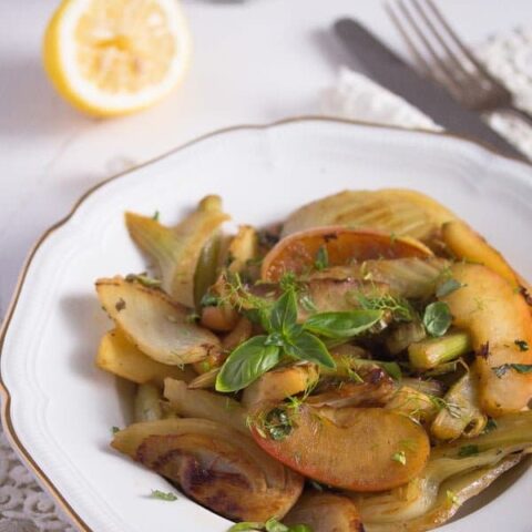 braised fennel apples