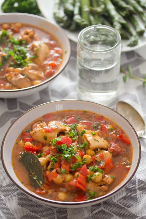 chicken chorizo stew