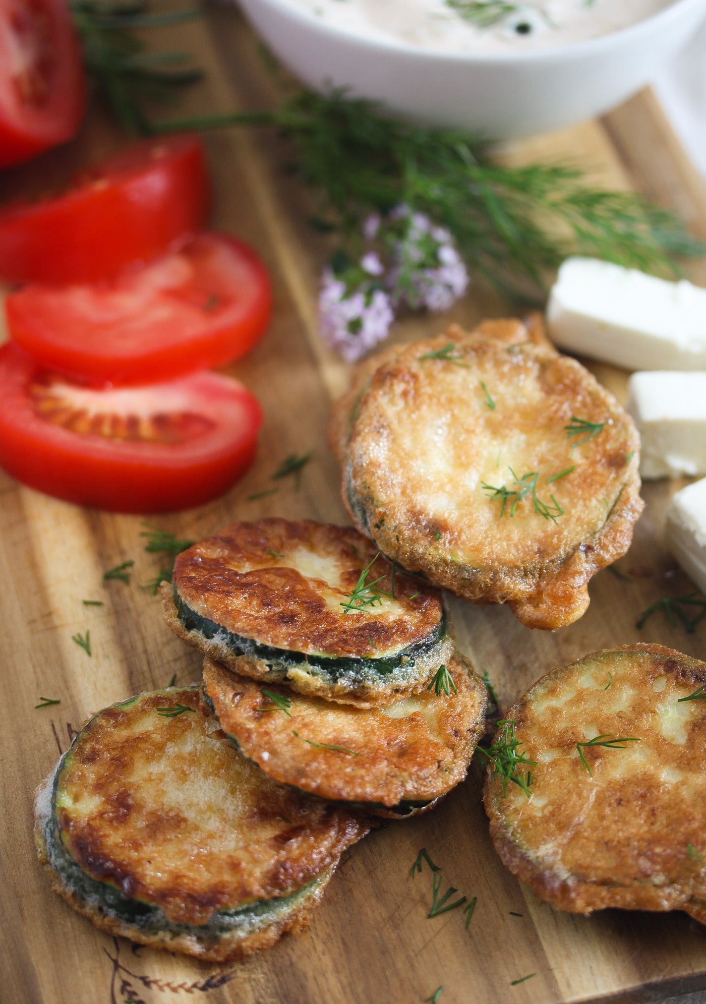 serving appetizers on a wooden board