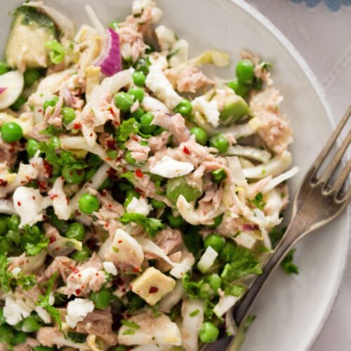 Loaded Tuna and Feta Salad - Where Is My Spoon