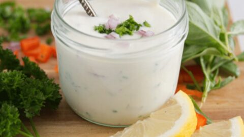 Yogurt Dressing (Low-Fat, Healthy)