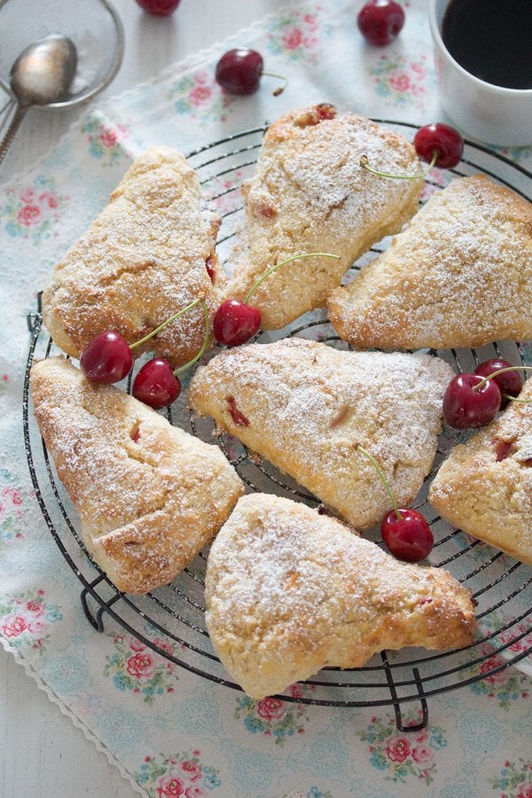 cherry scones