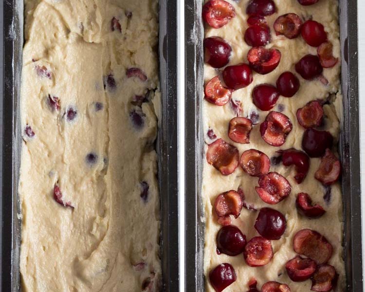 how to make cherry loaf cake