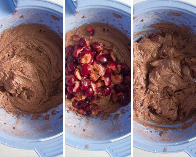 how to make cherry muffins
