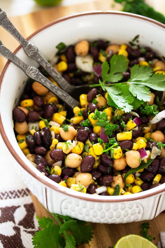 Mexican Bean Salad with Corn - Where Is My Spoon