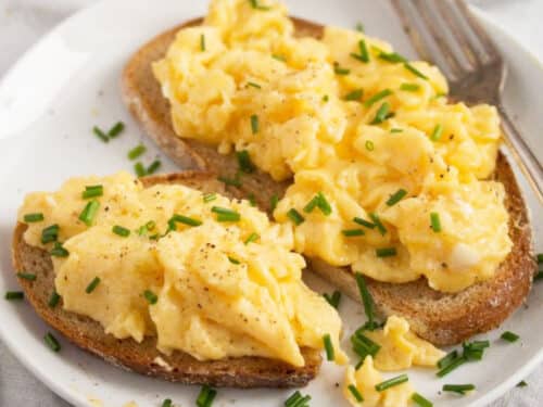 Scrambled Eggs on Toast - Salt & Baker