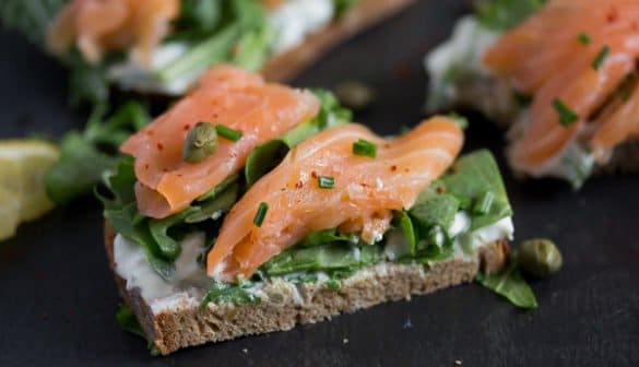 Smoked Salmon Sandwich