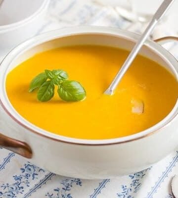 coconut carrot ginger soup