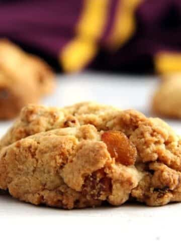 one of hagrid's rock cakes with dried fruit.