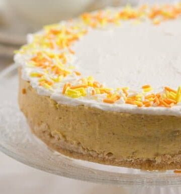 no bake cake with pumpkin and biscuits