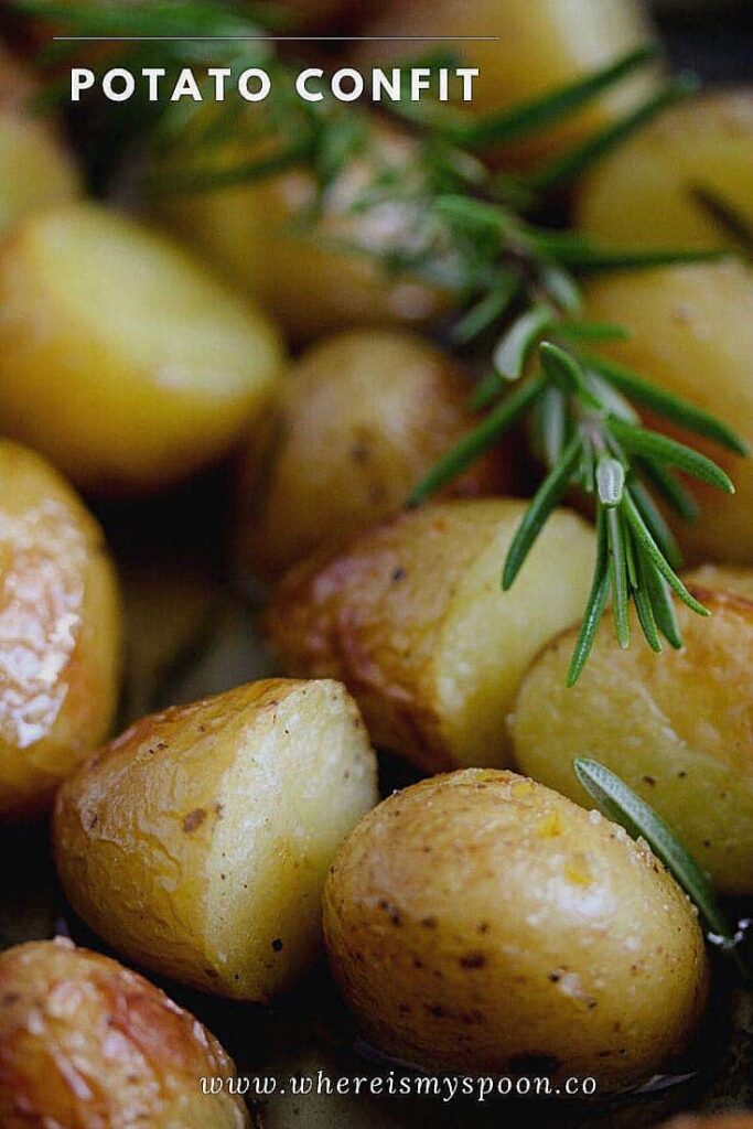 potato confit with rosemary