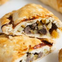 traditional cornish pasty recipe ready to be served