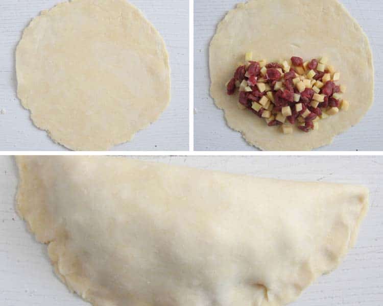 how to fill pastry for cornish pasties