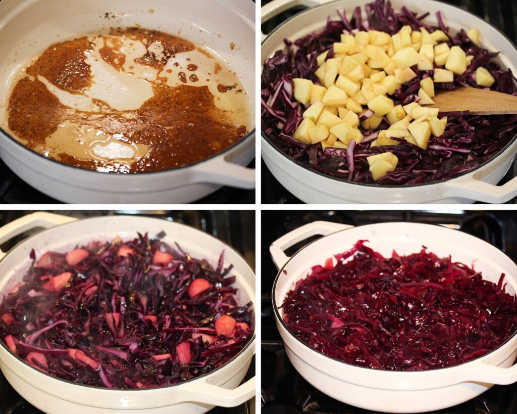 how to make red cabbage step by step