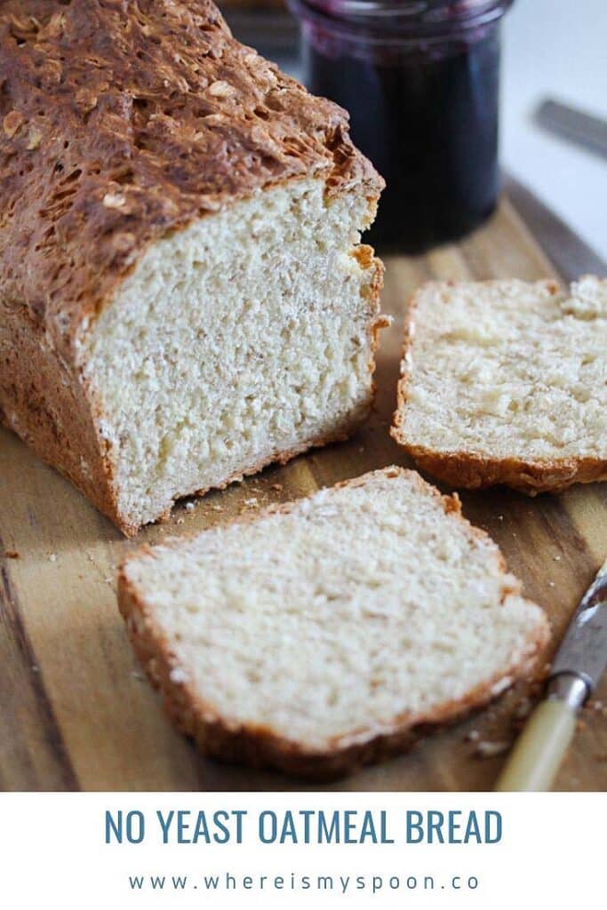 sliced oat bread without yeast