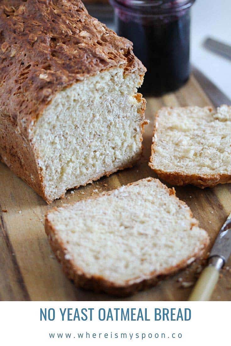 Easy Oat Bread without Yeast - Where Is My Spoon