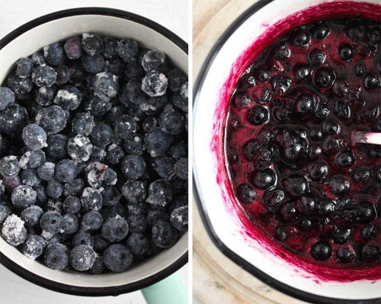 how to make blueberry sauce