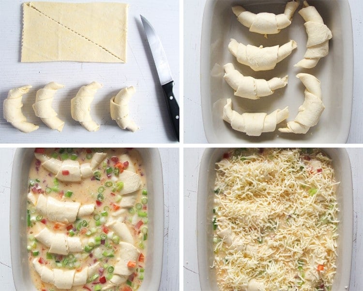 how to make crescent roll casserole