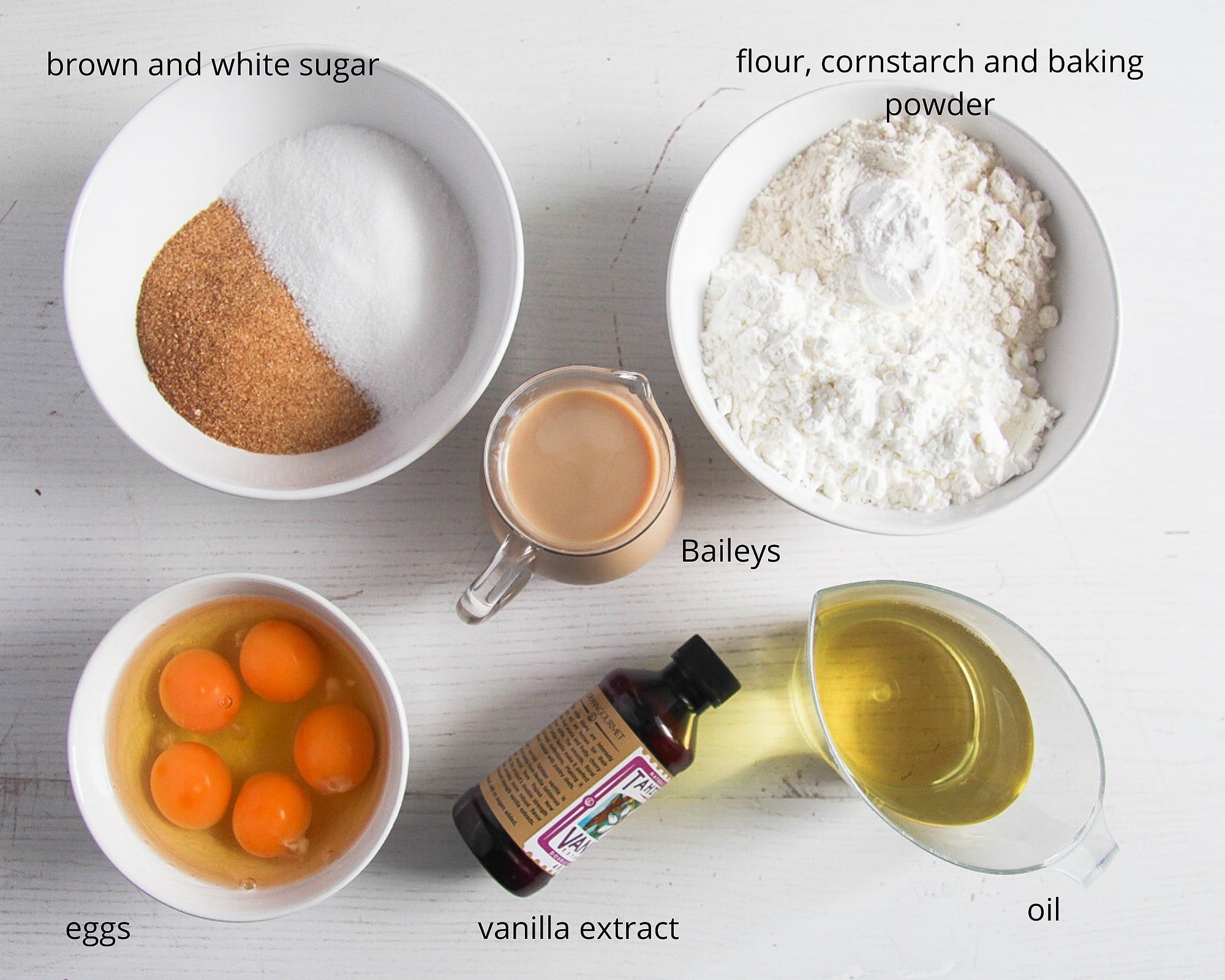 ingredients for baileys cake