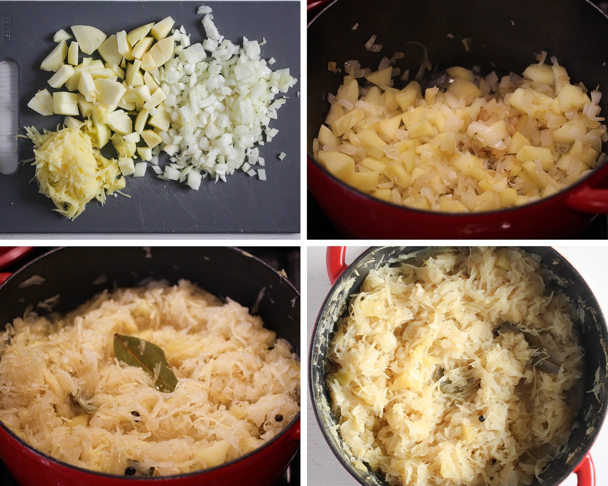 step by step cooking sauerkraut