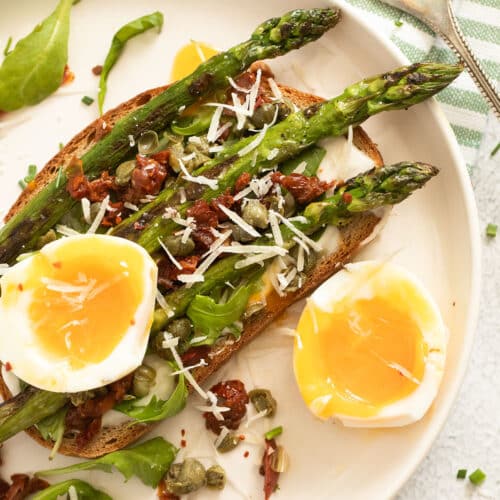 Asparagus and Eggs Breakfast (on Toast) Where Is My Spoon