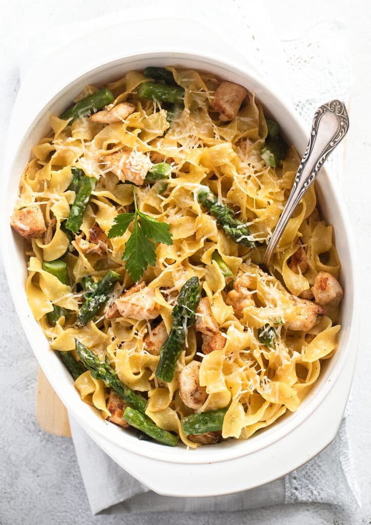Chicken Asparagus Pasta Bake Where Is My Spoon