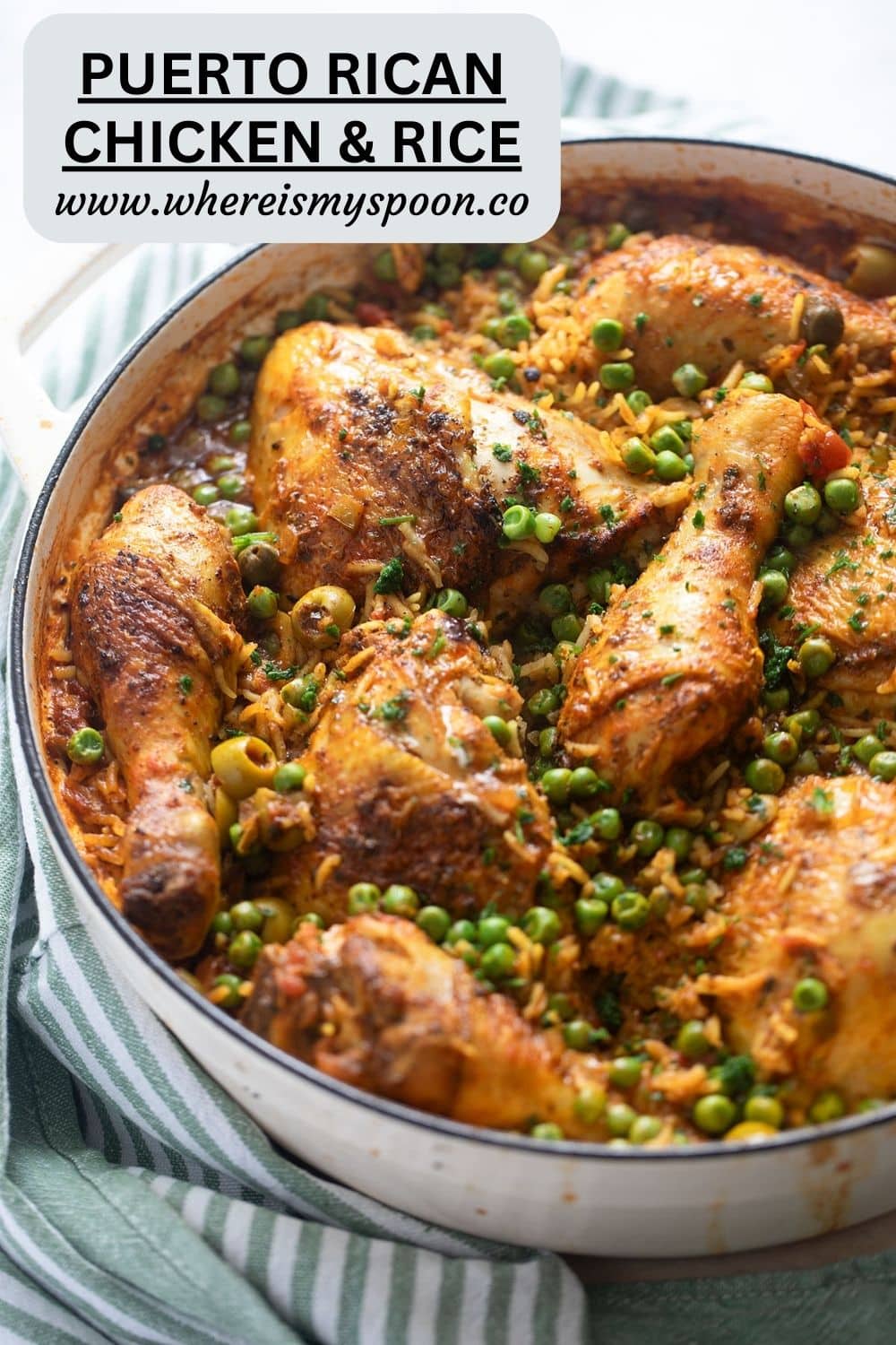 Puerto Rican Chicken and Rice - Where Is My Spoon