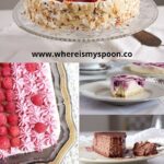 a collection of cheesecakes for mother's day pinterest image.
